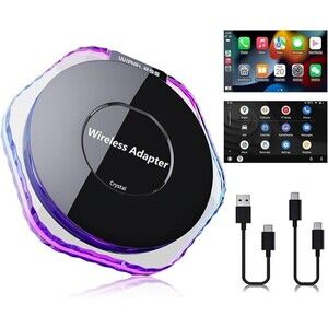 2 in 1 Wireless Adapter, Plug & Play, Support OTA Upgrade, iOS 10+, Android 10+